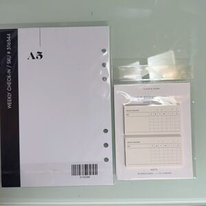 Cloth & Paper A5 Weekly Check-In and Mood Tracker Stickers